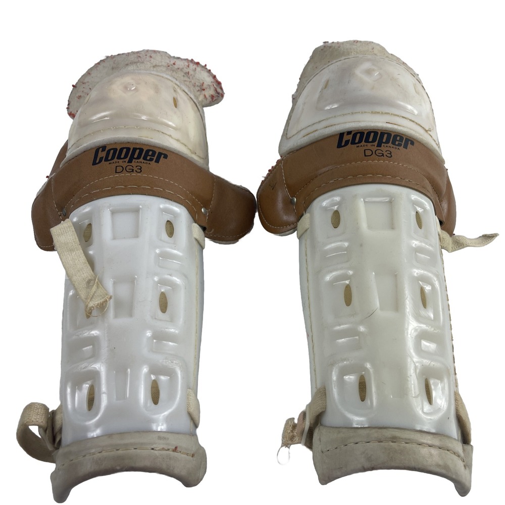 Vintage‎ Cooper Hockey Shin Knee Pads 21.5" Canada